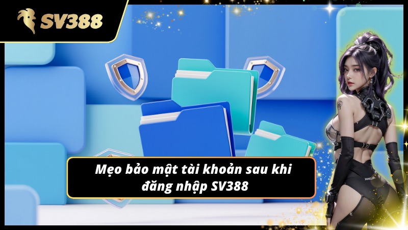 Giữ an toàn tài khoản sau khi đăng nhập SV388