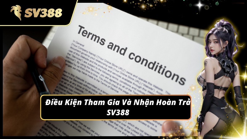 Điều kiện để người chơi tham gia và nhận hoàn trả SV388